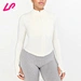 Seamless fitted zip up jacket